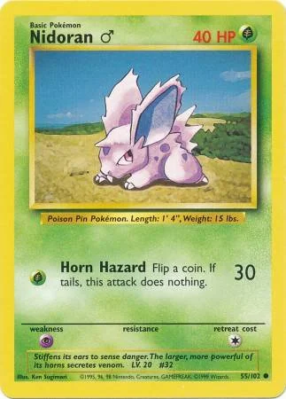 Nidoran Macho 55/102