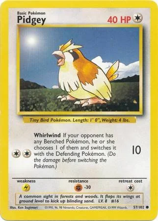 Pidgey 57/102