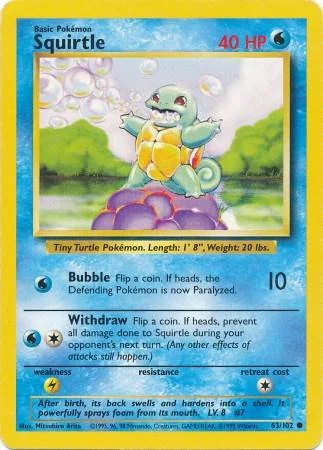 Squirtle 63/102