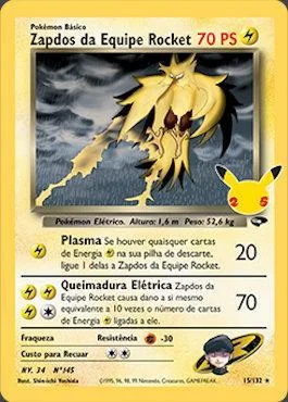 Zapdos da Equipe Rocket 07/25
