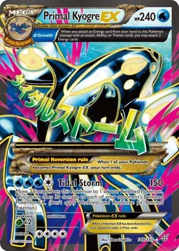 Kyogre Primitivo-EX 149/160