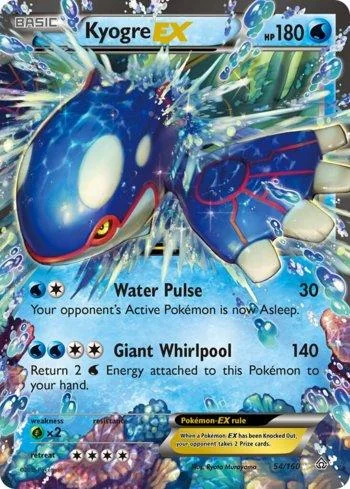 Kyogre-EX 54/160