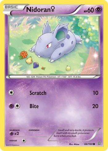 Nidoran Fêmea 66/160
