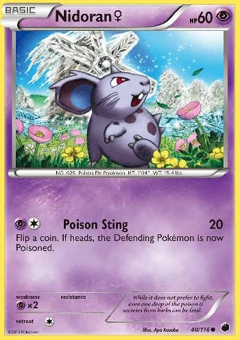 Nidoran Fêmea 40/116