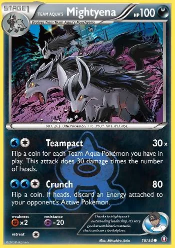 Mightyena da Equipe Aqua 18/34
