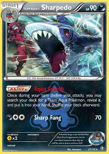Sharpedo da Equipe Aqua 21/34