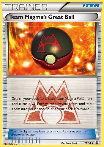 Grande Bola da Equipe Magma 31/34