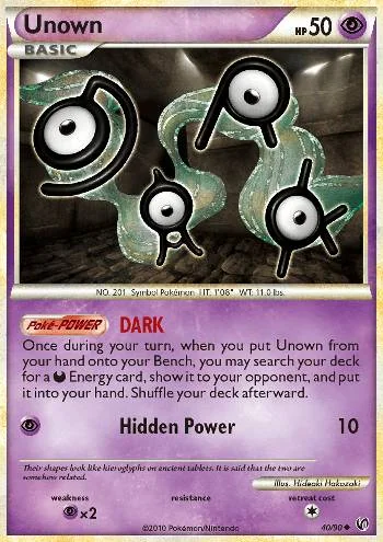 Unown DARK 40/90