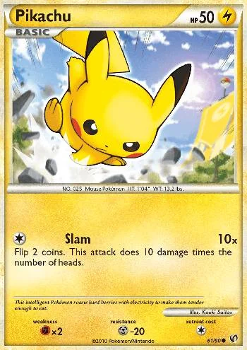 Pikachu 61/90