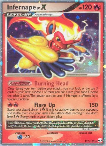 Infernape LV.X 121/130