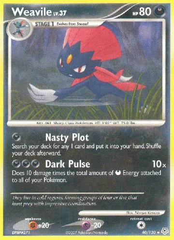 Weavile 40/130