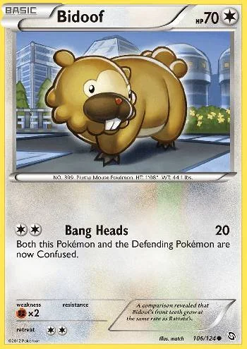 Bidoof 106/124
