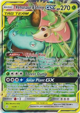Venusaur e Snivy-GX 1/236