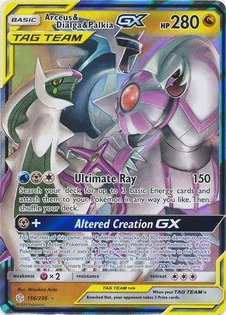 Arceus, Dialga e Palkia-GX 156/236