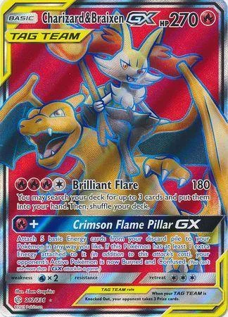 Charizard e Braixen-GX 212/236