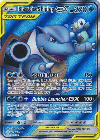 Blastoise e Piplup-GX 214/236