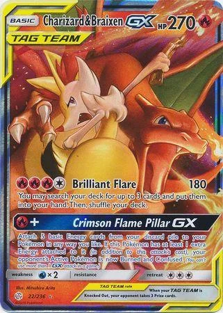 Charizard e Braixen-GX 22/236