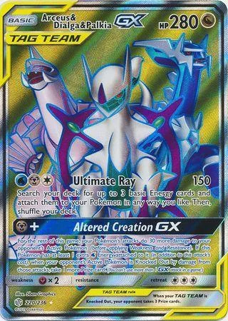 Arceus, Dialga e Palkia-GX 220/236