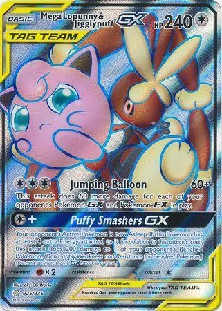 Mega Lopunny e Jigglypuff-GX 225/236