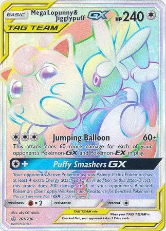 Mega Lopunny e Jigglypuff-GX 261/236