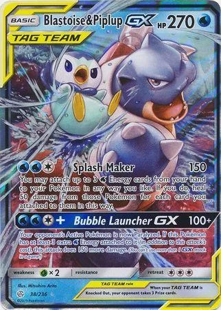Blastoise e Piplup-GX 38/236