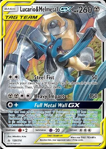 Lucario e Melmetal-GX 120/214
