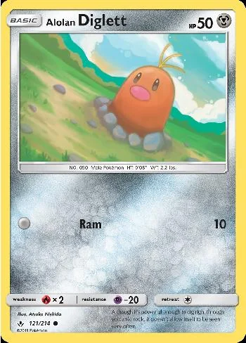 Diglett de Alola 121/214