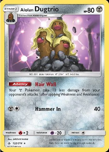 Dugtrio de Alola 122/214