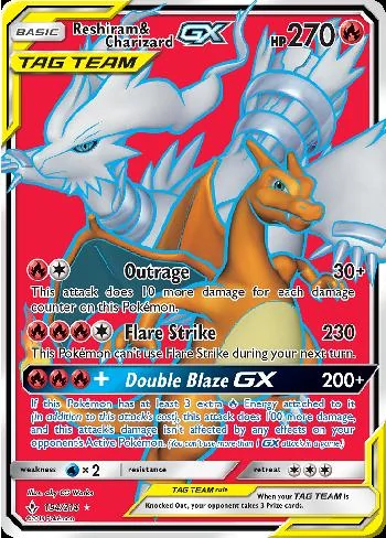 Reshiram e Charizard-GX 194/214