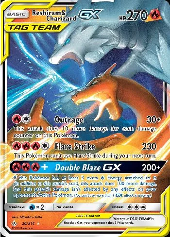 Reshiram e Charizard-GX 20/214