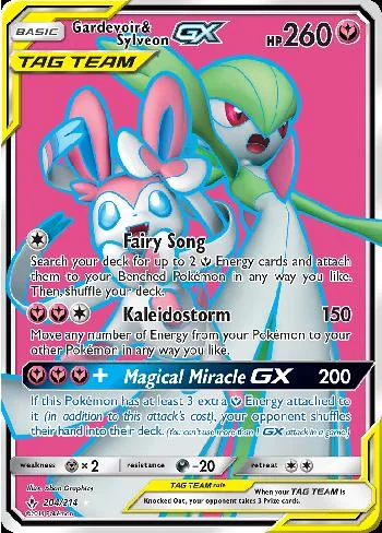 Gardevoir e Sylveon-GX 204/214