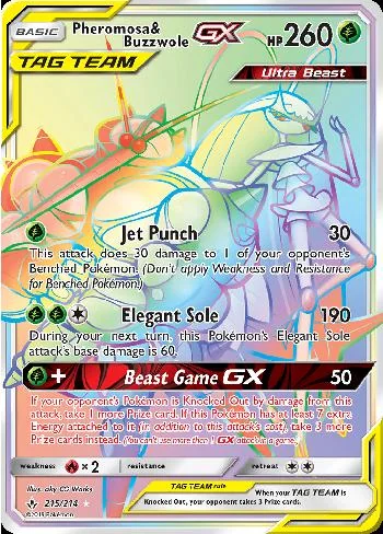 Pheromosa e Buzzwole-GX 215/214