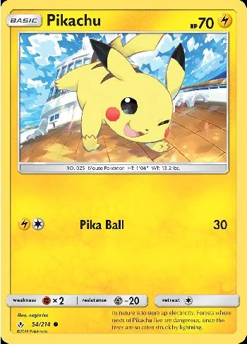 Pikachu 54/214