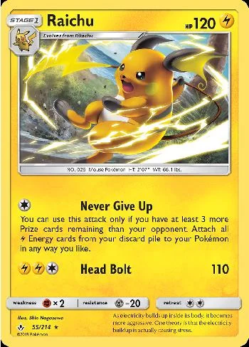 Raichu 55/214