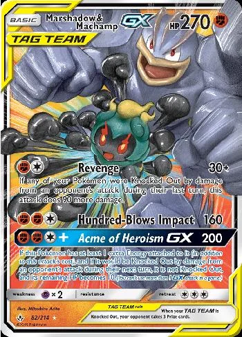 Marshadow e Machamp-GX 82/214