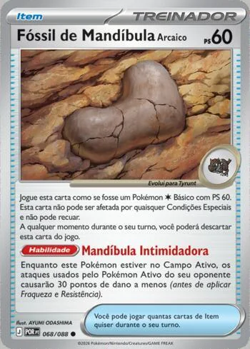 Fóssil de Mandíbula Arcaico 068/88
