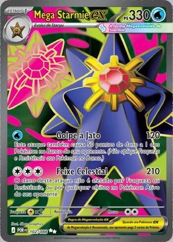 Mega Starmie ex 102/88