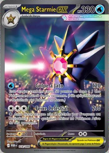 Mega Starmie ex 118/88