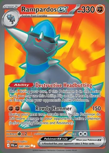 Rampardos ex 100/084