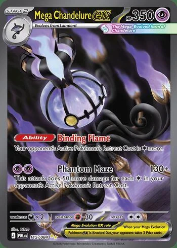 Mega Chandelure ex 115/084