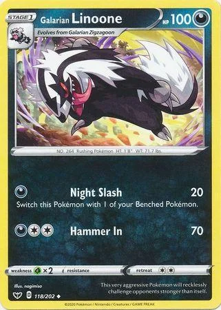 Linoone de Galar 118/202
