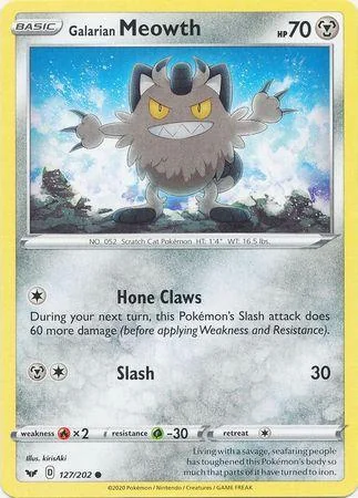 Meowth de Galar 127/202