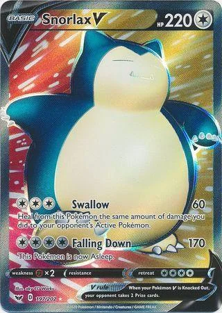 Snorlax-V 197/202