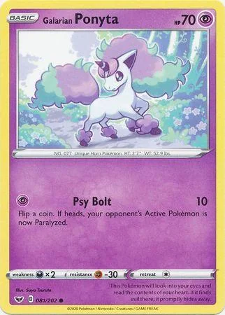 Ponyta de Galar 81/202