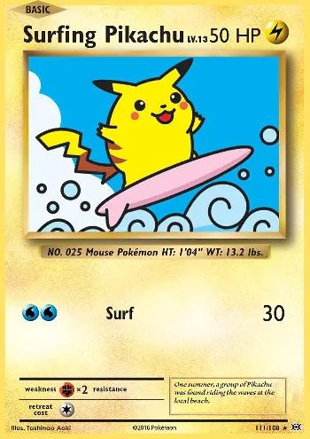 Pikachu Surfista 111/108