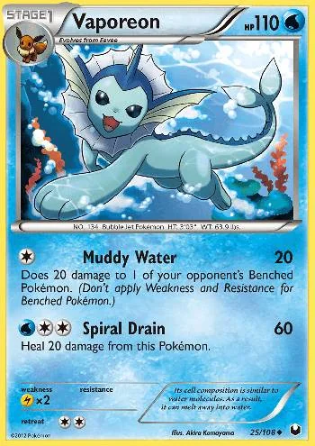 Vaporeon 25/108