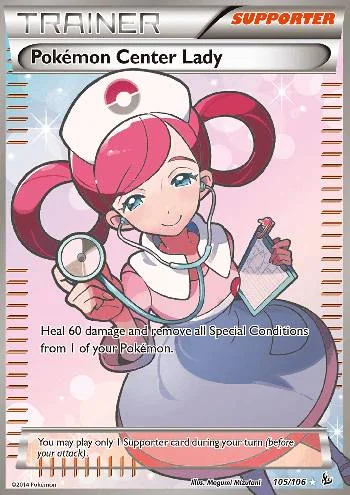 Dama do Centro Pokémon 105/106