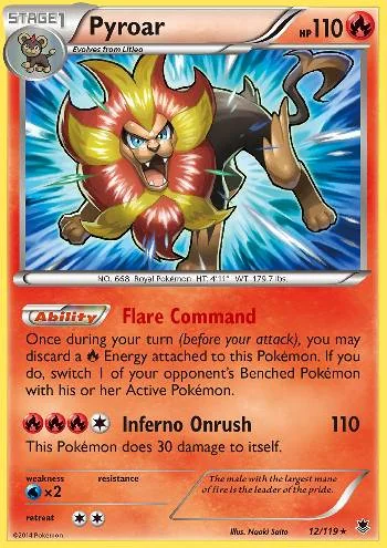 Pyroar 12/119