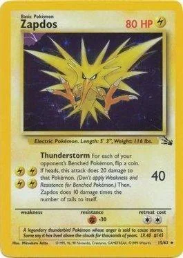 Zapdos 15/62