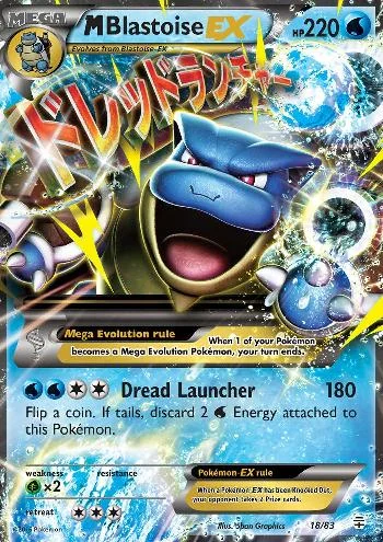 M Blastoise-EX 18/83